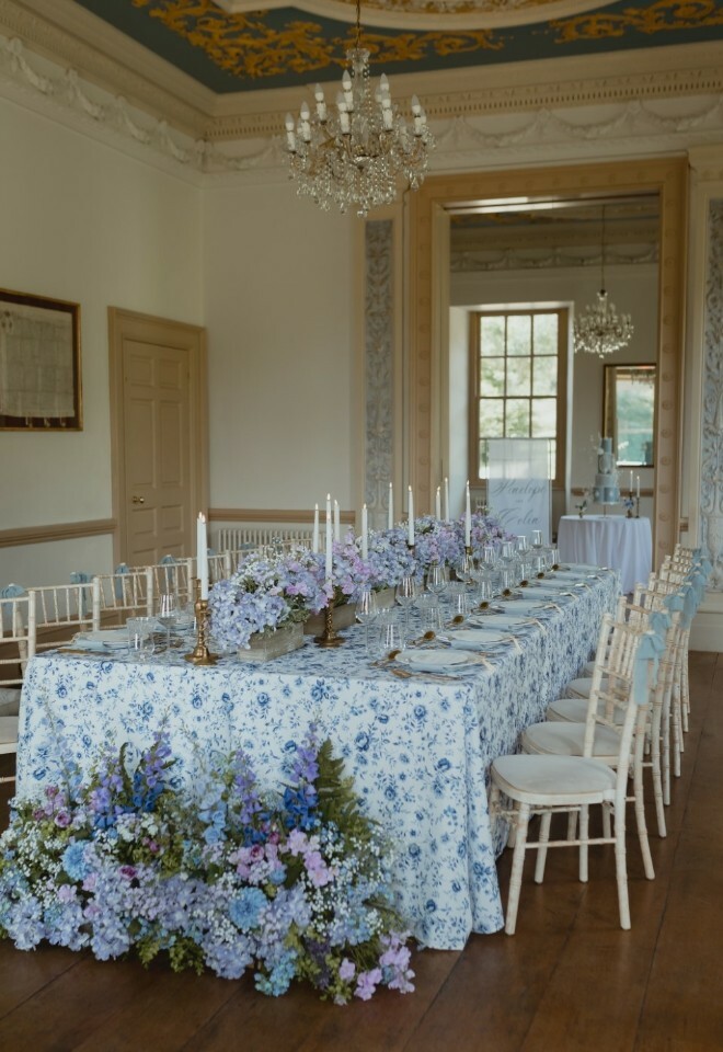 Banquet Table set up