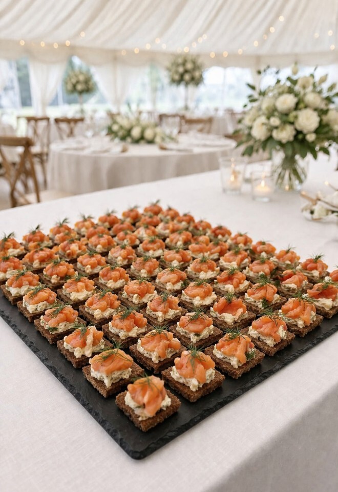 Smoked Salmon Canapes