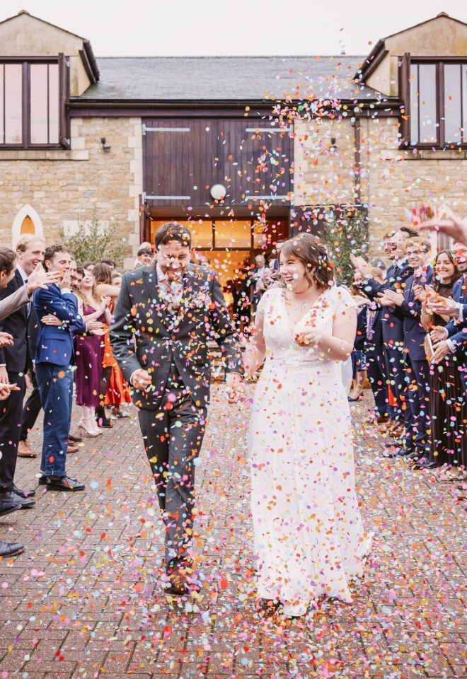 Worton Hall Confetti Exit