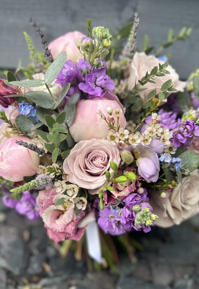 Vintage pink and Lilac bouquet 