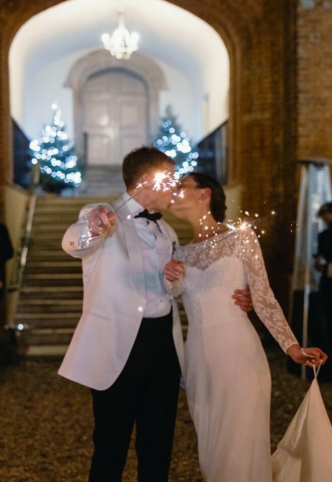 Sparklers at Farnham Castle