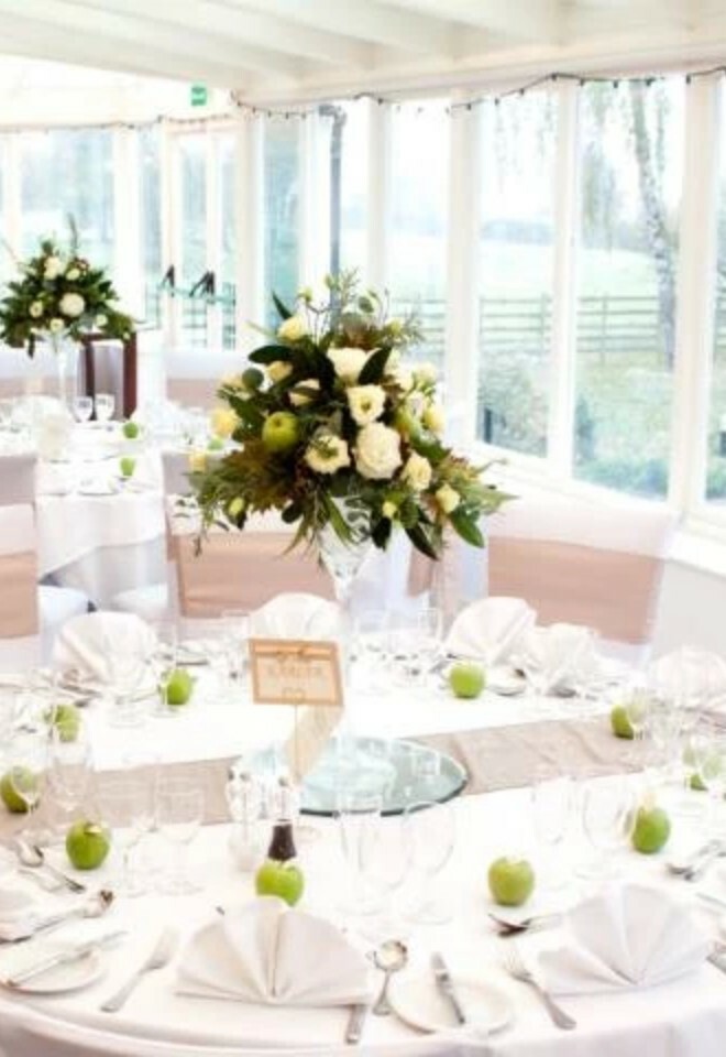 Wedding Breakfast in our Extended are at Normanton Park