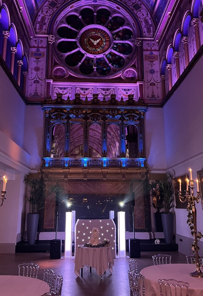 Nightlights DJ - LOVE Letters, Dancefloor & Uplighting DeVere Beaumont Estate