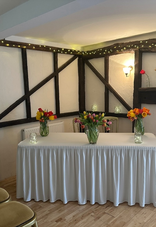 Ceremony hall, great option for when it rains!