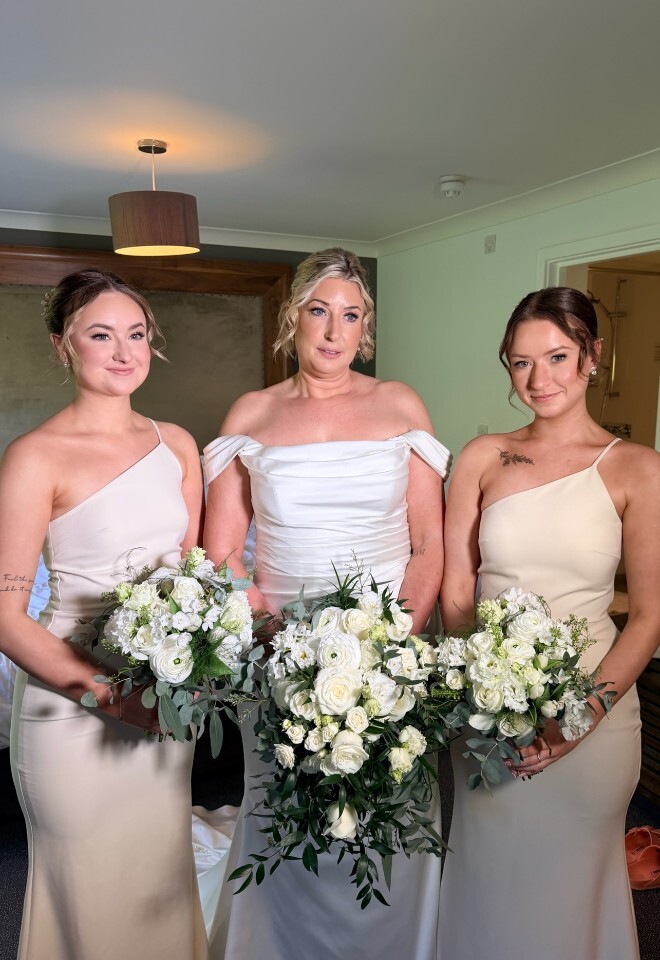 Jenny and her Bridesmaids