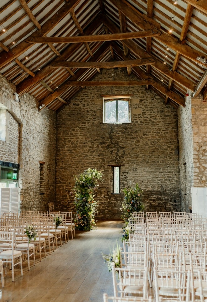 Tythe Barn Wedding Ceremony