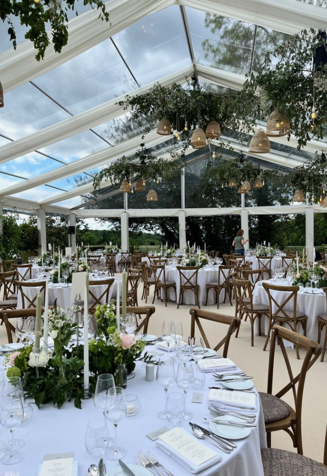 Wedding Day Marquee - Oxfordshire