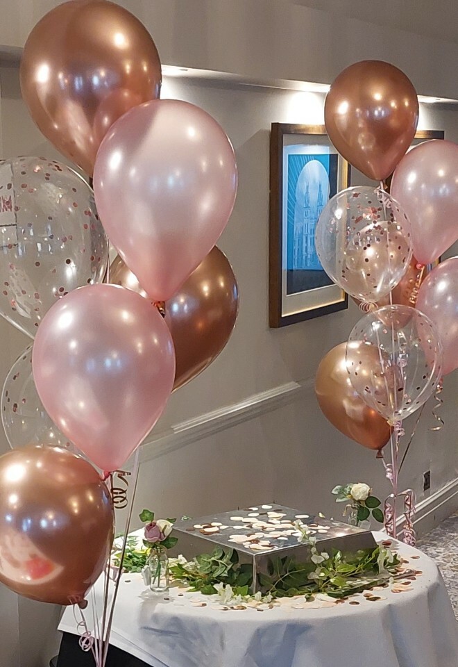 Confetti Floor Arrangements