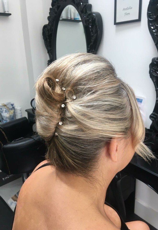 wedding hair by about face, Wheatley, Oxfordshire