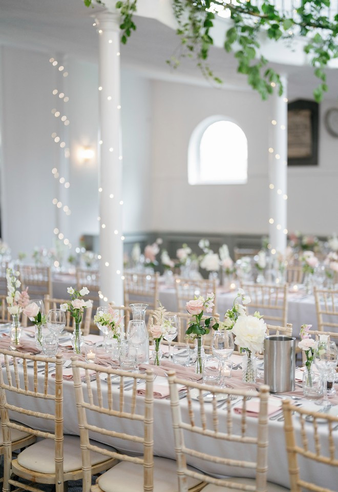 Wedding Breakfast Set Up 
