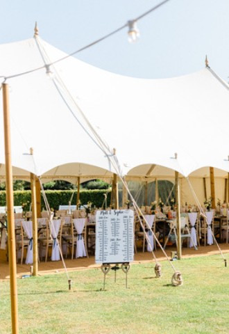 Marquee receptions at Midelney Manor Somerset