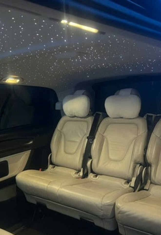 Interior 7 Seater Luxury V Class Mercedes