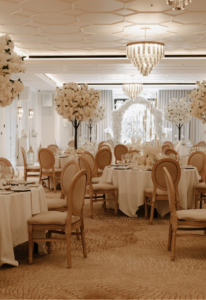 Wedding Breakfast At Fairmont Cheshire, The Mere