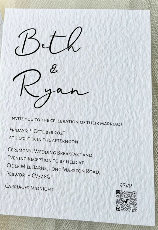 Minimalist Wedding Invitations