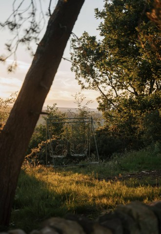 lovers seat looking over the glade, eavestone lake