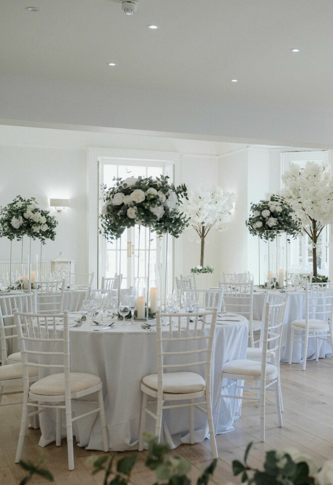 Wedding Breakfast Set Up