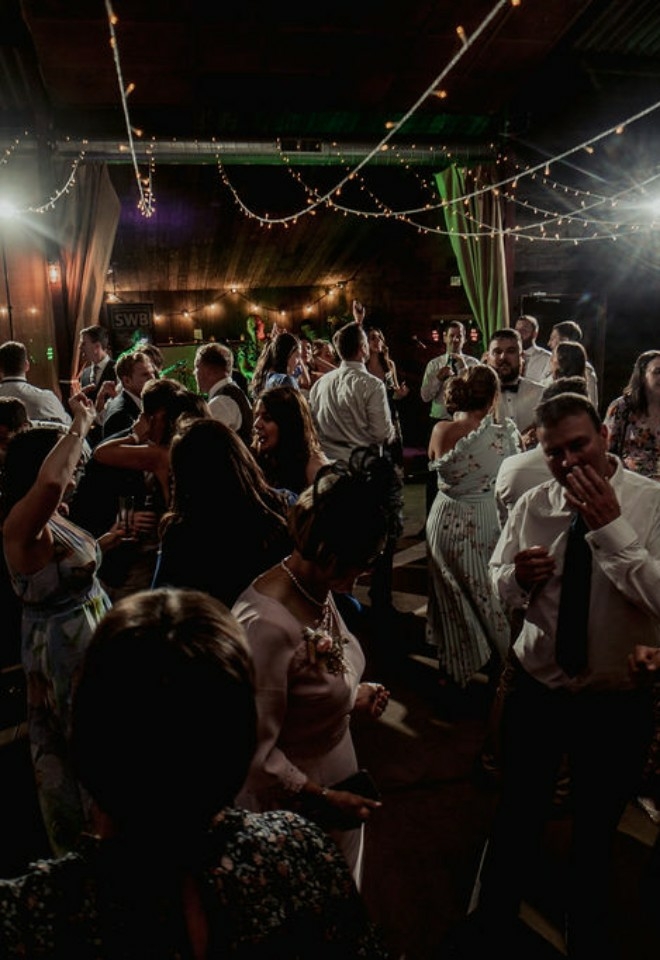 Wedding Reception Party in Grange Barn, Cheshire