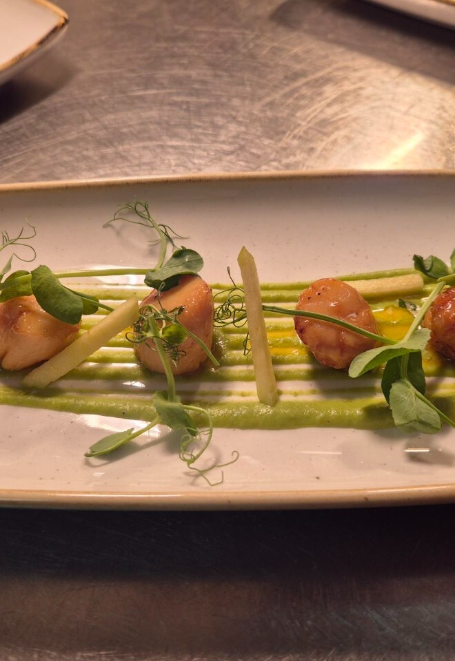 Scallops Starter for Wedding at Holiday Inn Reading-South