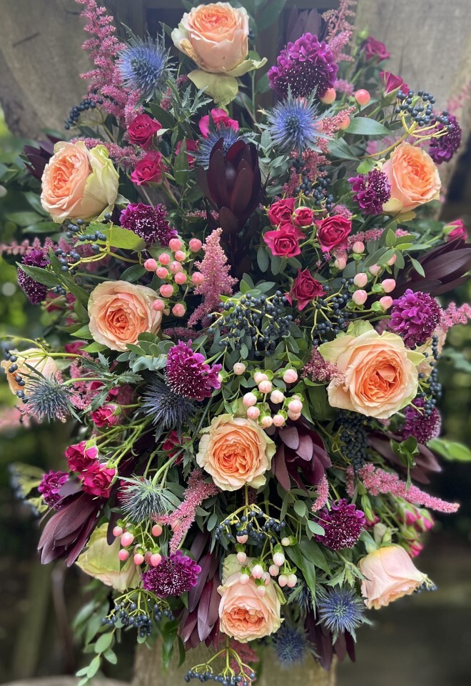 Textures and Colour Pops Cripps Barn Cotswold Blooms