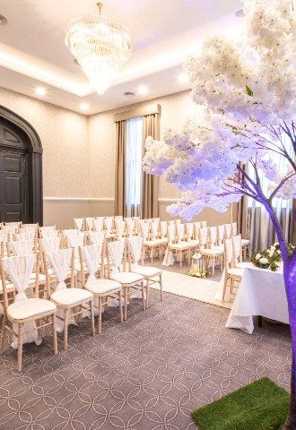 Constables chamber set for a ceremony