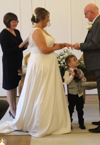 Pure Silk Ceremonies delivering a Vow Renewal Ceremony at West Tower, Aughton