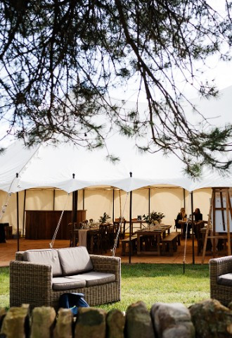 yorkshire_yurts petal pole marquee with open sides, eavestone lake