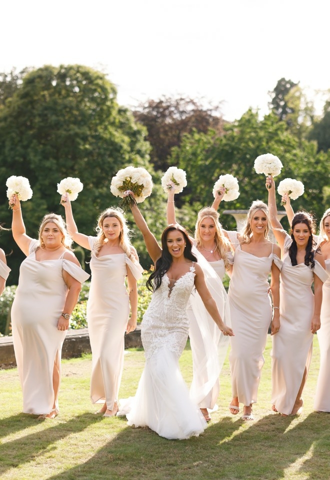 Italian Gardens Reception Bridesmaids