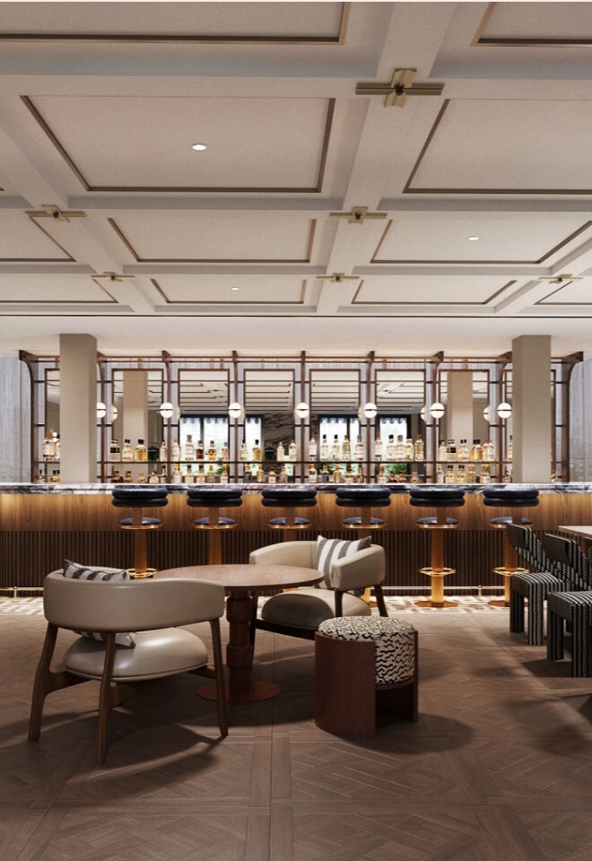 King Street Townhouse Refurbishment CGI Bedroom