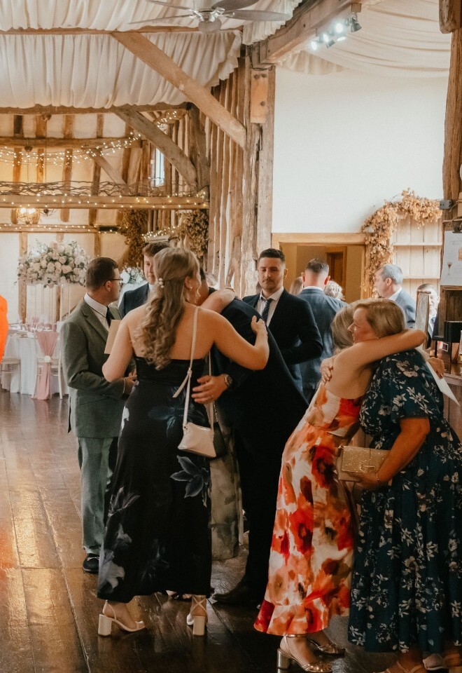 Winters Barns Bar Area during welcome drinks  