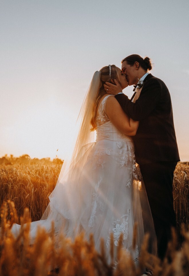 The Special Golden Hour Photo, from the Cornfields around Vaulty Manor