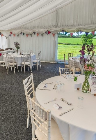 Marquee seating 