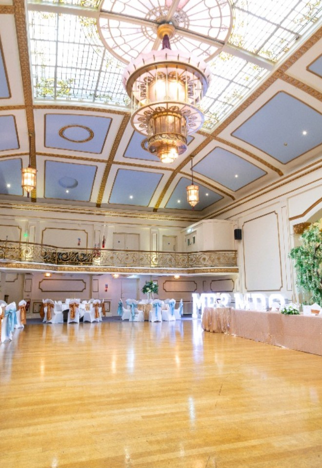 Bamber Ballroom at the Prince of Wales Hotel