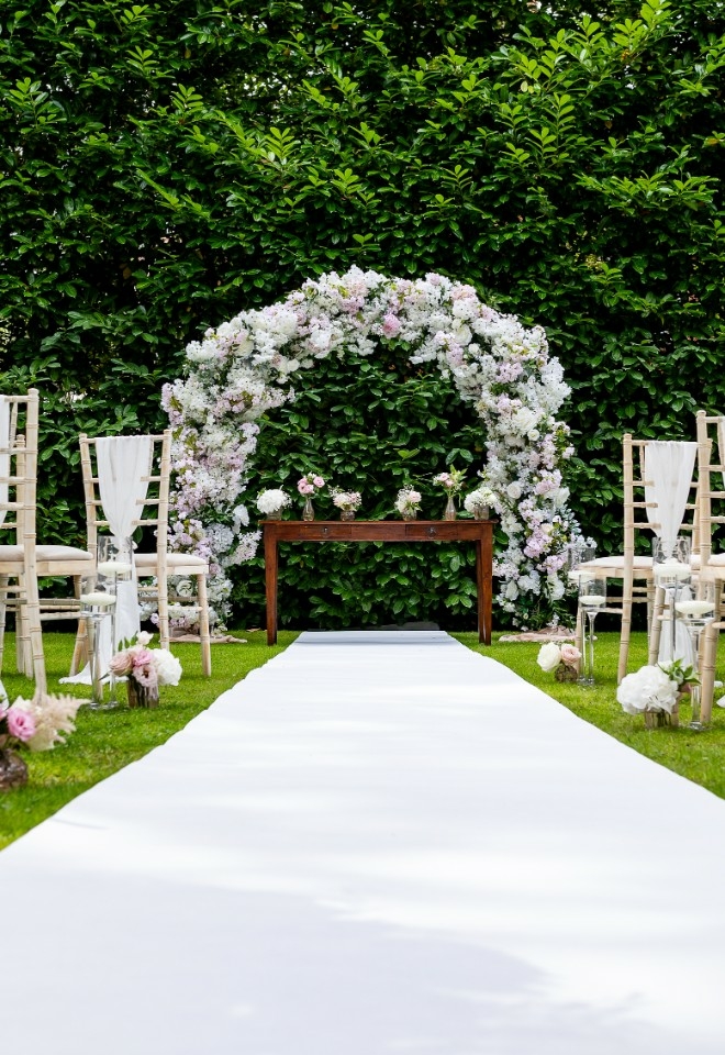 Outdoor ceremony