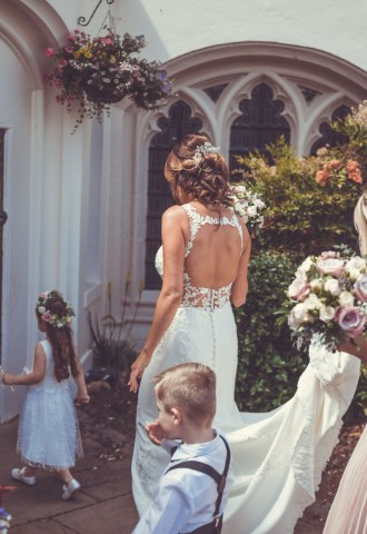 Bride Arrival at Wedding Venue