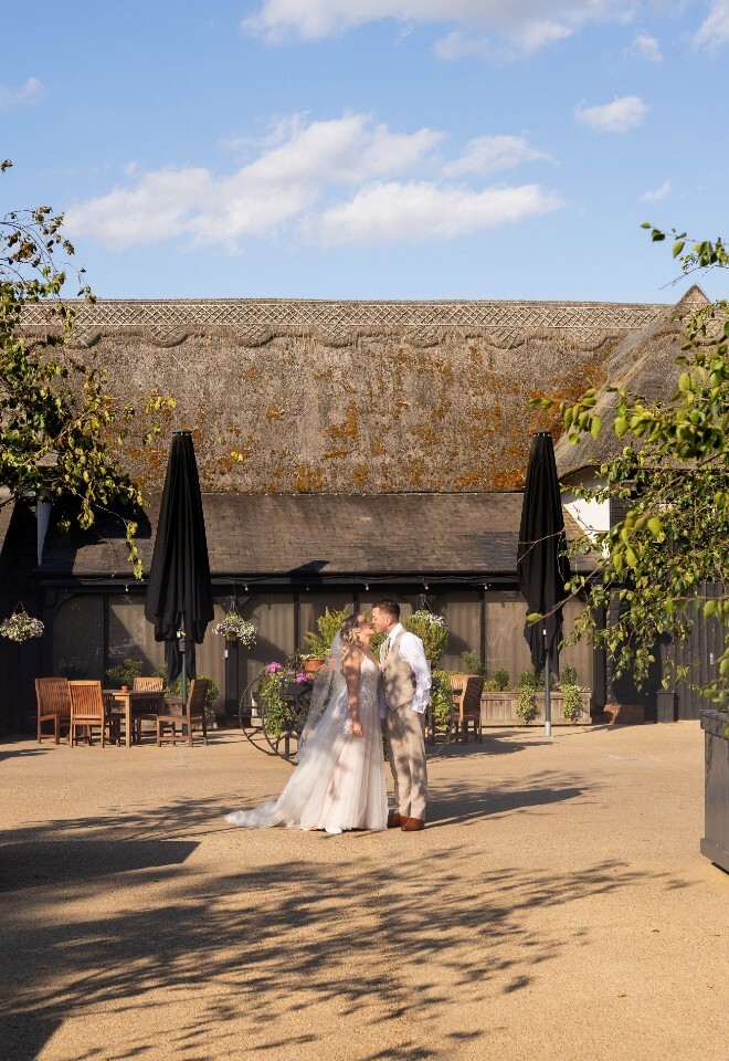 Barn Exterior and Courtyard