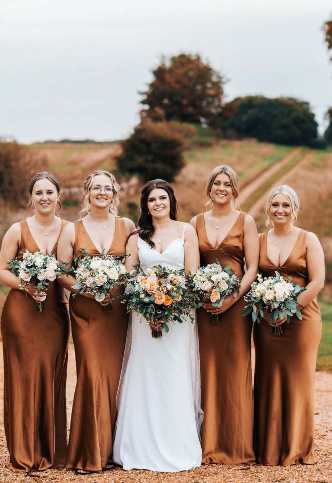 Bridal party hair and makeup