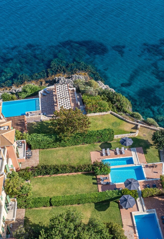 Villa Brio seafront wedding venue in Kefalonia 