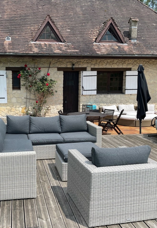 sun terrace in Clerac