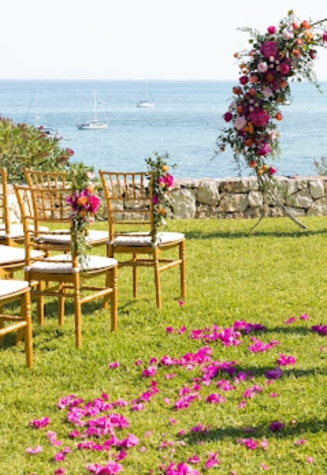 Villa Brio Wedding Ceremony Seaviews