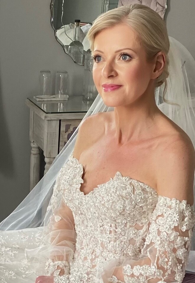 Natural Bride Make-up for Maria at Downham Hall Essex