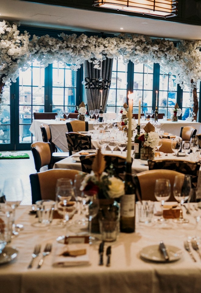 Wedding Breakfast Tables at Hotel Du Vin Newcastle