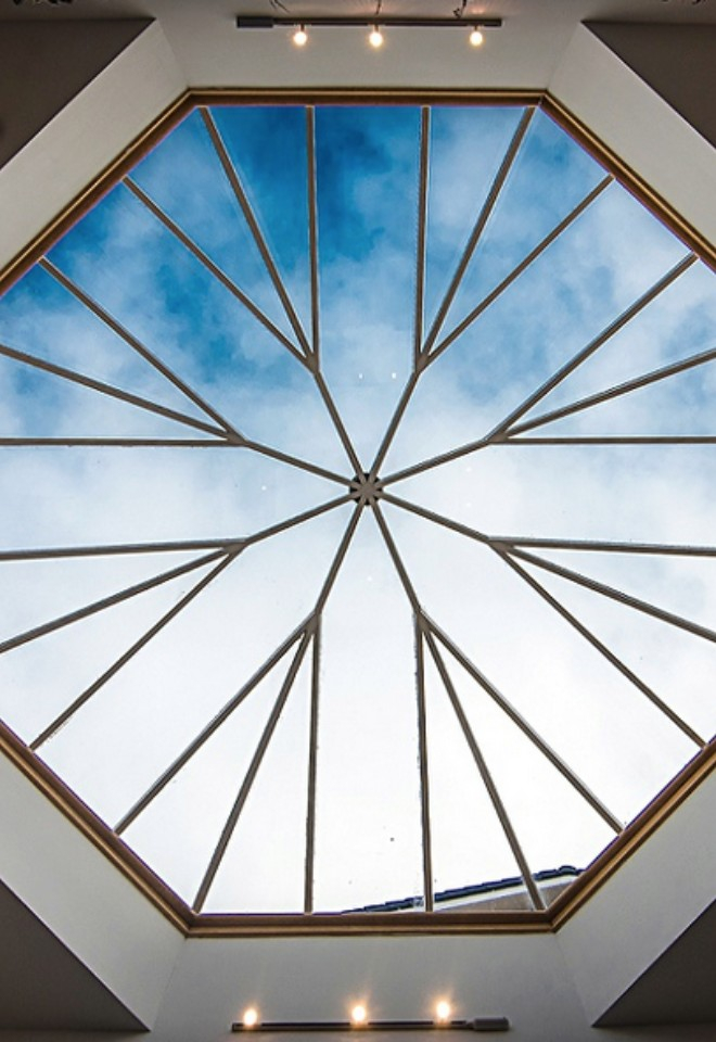 Skylight in the Attrium at Suites Hotel