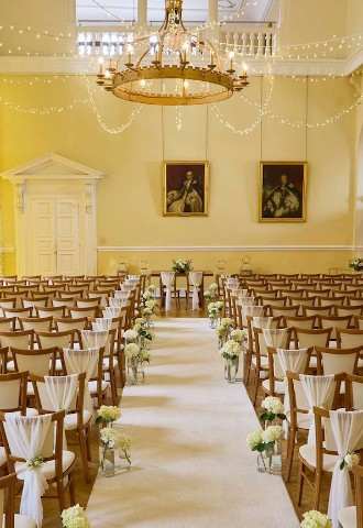 The Great Hall at Farnham Castle in Surrey