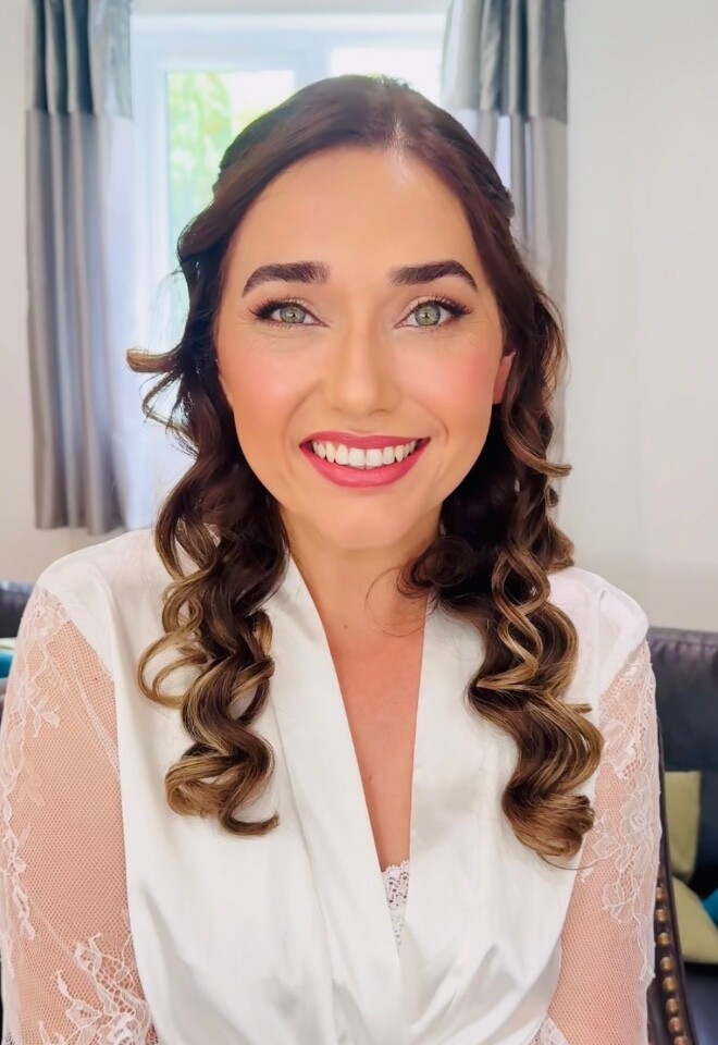 Bride-to-be Mariana at The Warren Estate, Essex