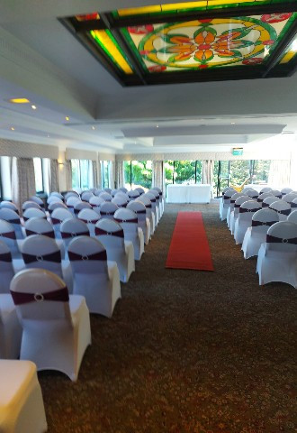 ceremony space at Britannia Hotel Peterhead
