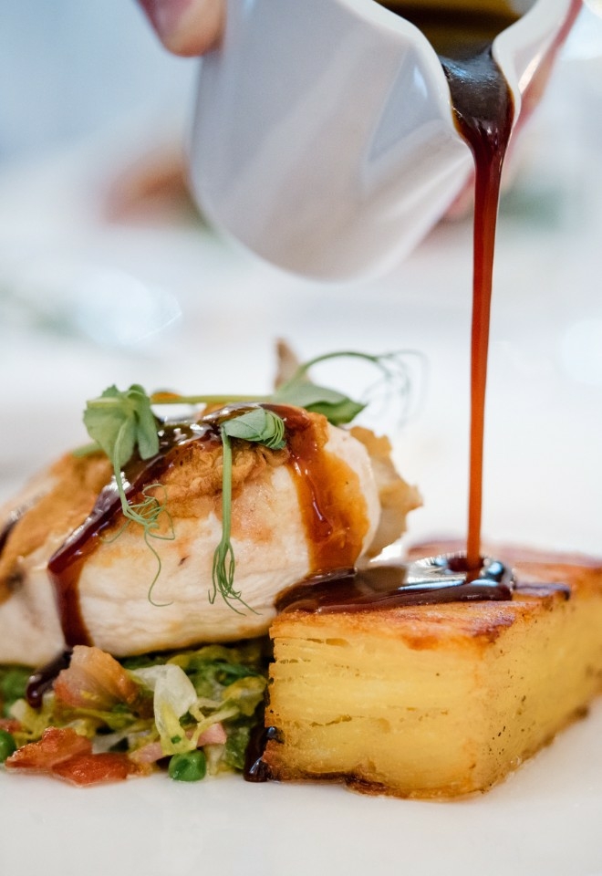 Berwick Lodge wedding breakfast