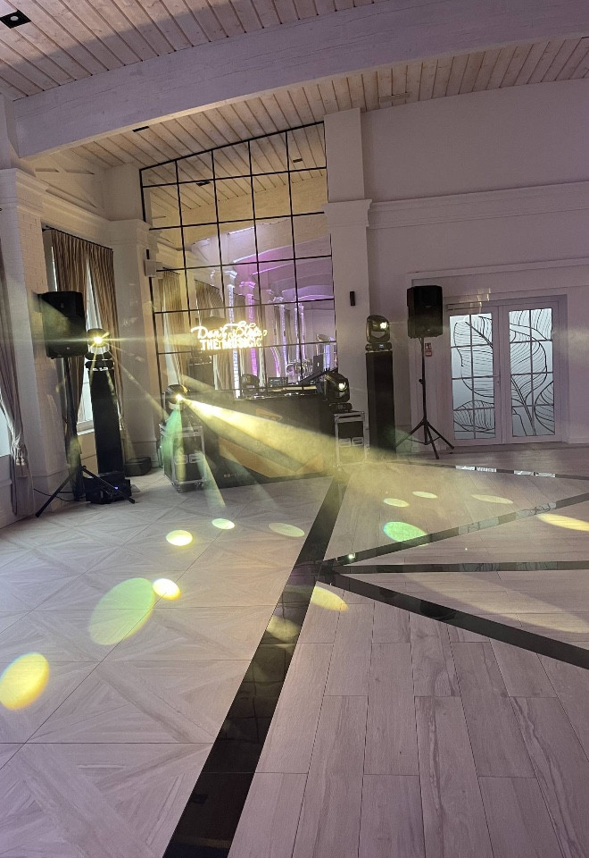 Wedding lightsetup