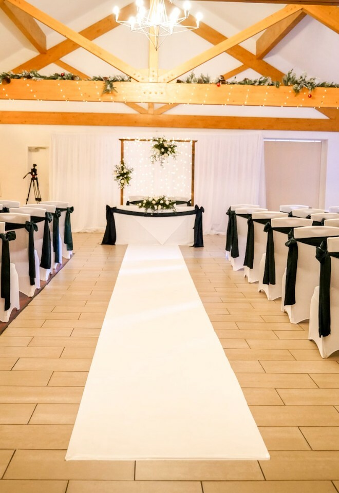 Ceremony Entrance at Draycote Hotel Warwickshire