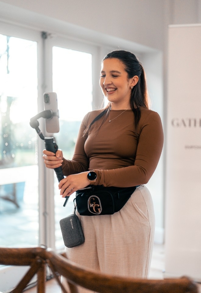 Capturing content at an event - Credit lionislandmedia