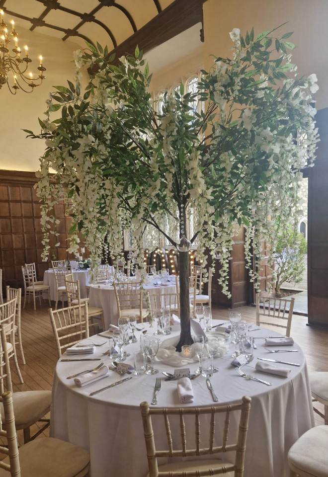 Stunning wedding breakfast styling 